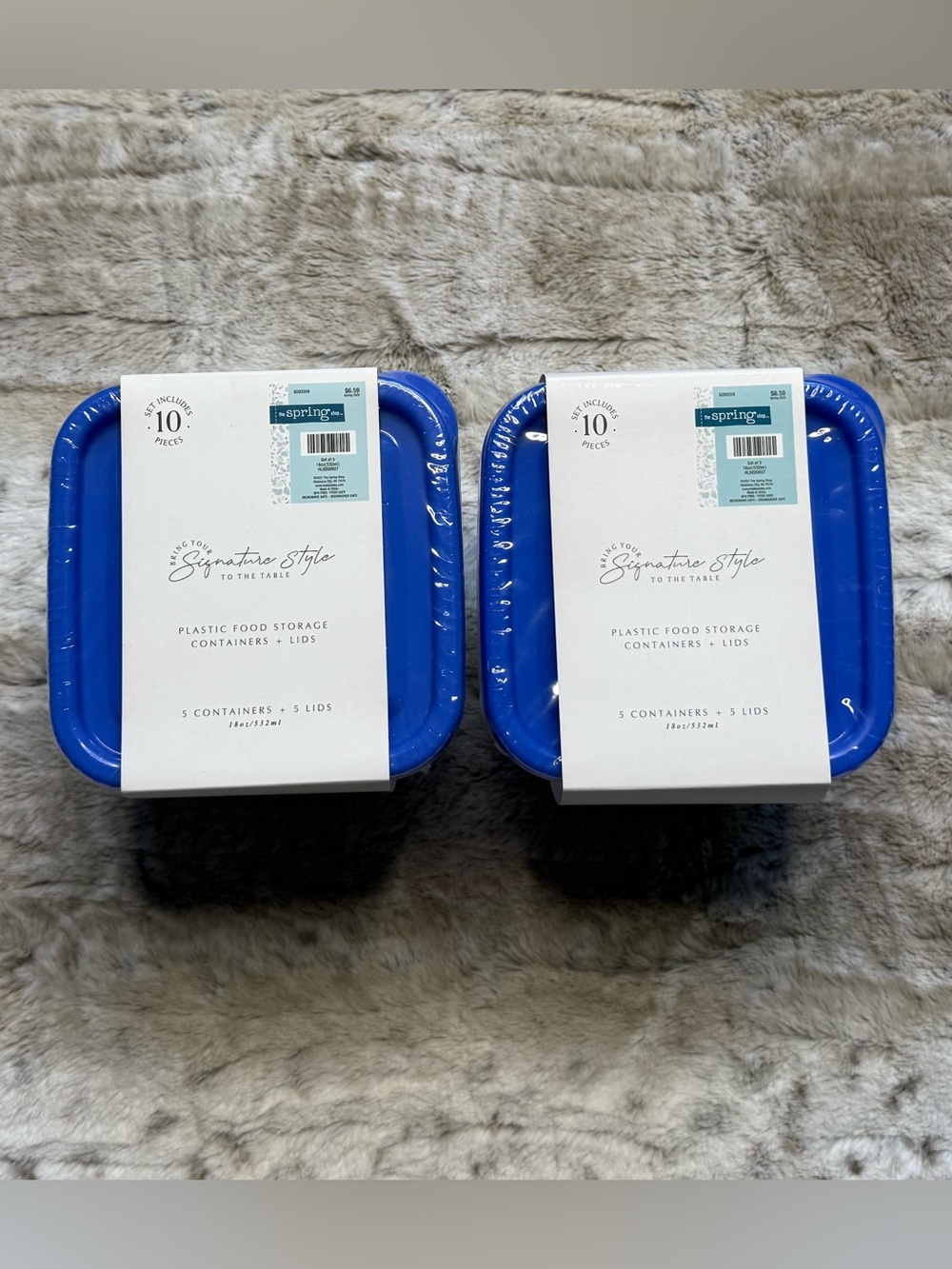 *NWT* Hobby Lobby Plastic Food Storage Containers with Lids (2)